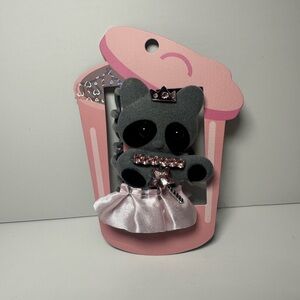 Hot Topic Raccoon Princess Claw Hair Clip – Pink Gems, Tulle Skirt, Wand